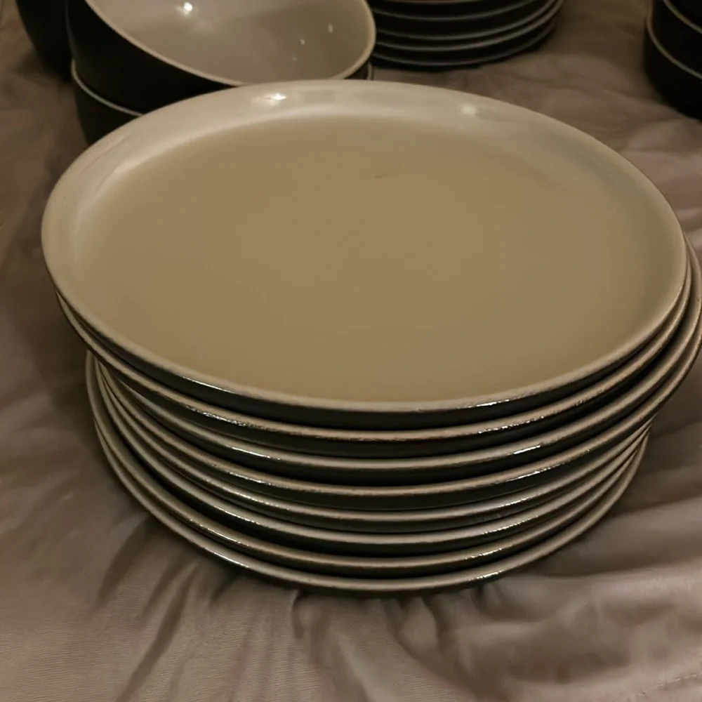 West Elm Aaron Probyn stoneware dinner plates set of 8